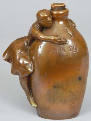 Anna Pottery (Kirkpatrick Bros.) Shoo Fly Jug