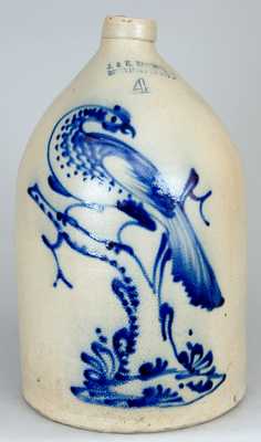 Four-Gallon J. & E. NORTON / BENNINGTON, VT. Pheasant Jug