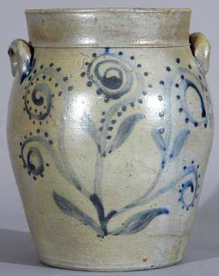S. BELL, Samuel Bell, Winchester or Strasburg, VA Stoneware Jar