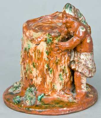 Pennsylvania Redware American Indian Bank