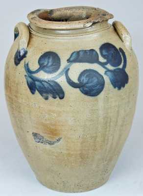 1839 Richmond, VA Stoneware Jar, attrib. J.P. Schermerhorn