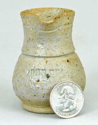 Miniature JOHN BELL Stoneware Pitcher 