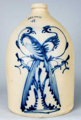 Norton Double Pheasant Pottery Jug