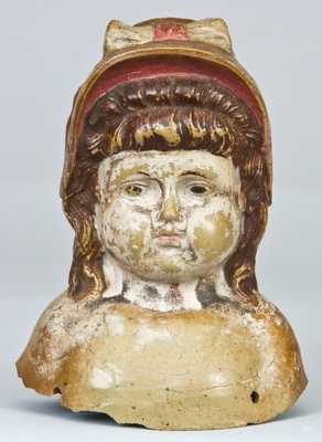 Anna Pottery / 1885 Stoneware Doll Head