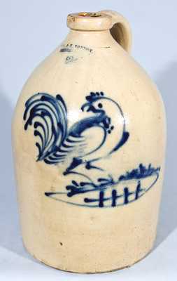 J. & E. NORTON / BENNINGTON, VT. Stoneware Rooster Jug