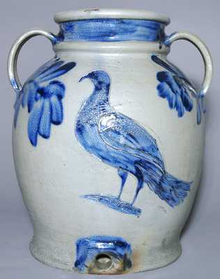 H. MYERS (Baltimore, MD) Stoneware Water Cooler, made by Henry Remmey