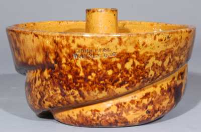 JOHN BELL / WAYNESBORO Redware Turk's Head Mold