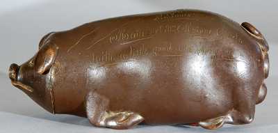 Anna Pottery Pig Flask