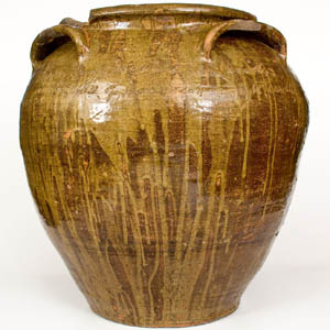 David Drake's April 12, 1858 25-Gallon Poem Jar: A Very Large Jar Which Has Four Handles
