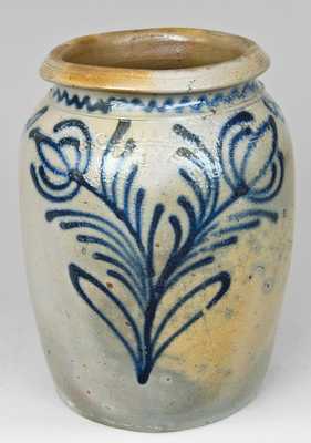 Alexandria Stoneware Jar, Stamped B.C. MILBURN / ALEXA