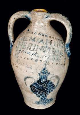 Memorial Jug for a Connecticut Potter who Drowned in 1823