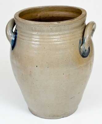 Rare and Fine WARNE & LETTS /1806 / S. AMBOY N. JERSY Stoneware Jar