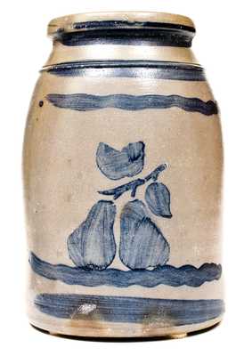 Western PA Stoneware Pears Canning Jar