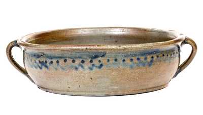 Stoneware Handled Bowl, possibly Thomas Amoss, Henrico County, VA, c1820