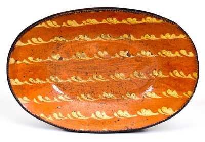 J. McCULLY (Trenton, New Jersey) Redware Loaf Dish