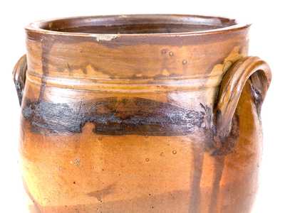 Unusual 1/2 Gal. Stoneware Jar Inscribed "Gray Clay Wash Crock?"