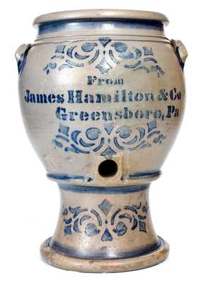 From / James Hamilton & Co / Greensboro, Pa Pedestal-Based Water Cooler