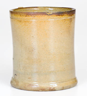 Extremely Rare JOHN BELL, Waynesboro, PA Stoneware Mug w/ Unusual Glaze Treatment