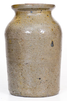 SERREN & DONALDSON (Augustus
H. Serren and Thomas Donaldson, Denton
County, Texas) Stoneware Jar, circa 1860