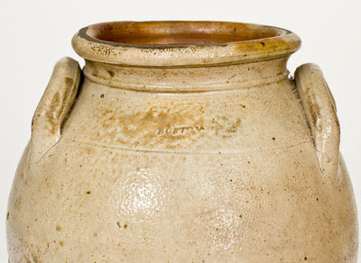Early BOSTON Stoneware Jar (Frederick Carpenter, early 19th century)