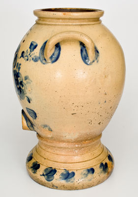 Exceedingly Rare and Important J. YOUNG & CO. / HARRISBURG, PA Stoneware Pedestal Water Cooler