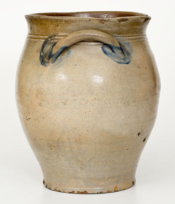 Three-Gallon Stoneware Jar w/ Impressed Decoration, New Jersey or New York State