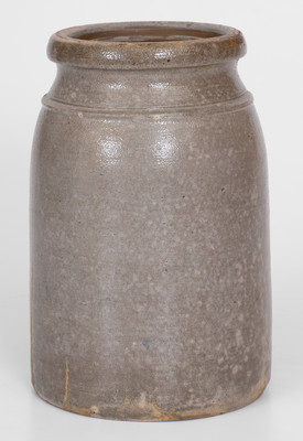 A. CONRAD / NEW GENEVA. / FAYETTE CO / PA Stoneware Canning Jar