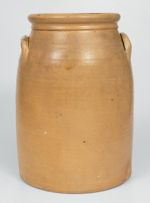 Very Rare BROWN BROS. / HUNTINGTON, Long Island Stoneware Jar Inscribed 