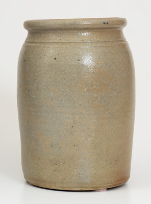 A. CONRAD / NEW GENEVA / PA Cobalt-Decorated Stoneware Jar