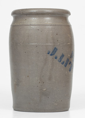 Scarce Half-Gallon FROM / J. LITTELL (Greensboro, PA) Stoneware Jar