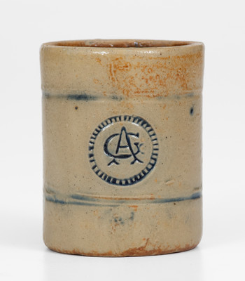 Very Rare Miniature Stoneware Mug attrib. New Ulm, Minnesota