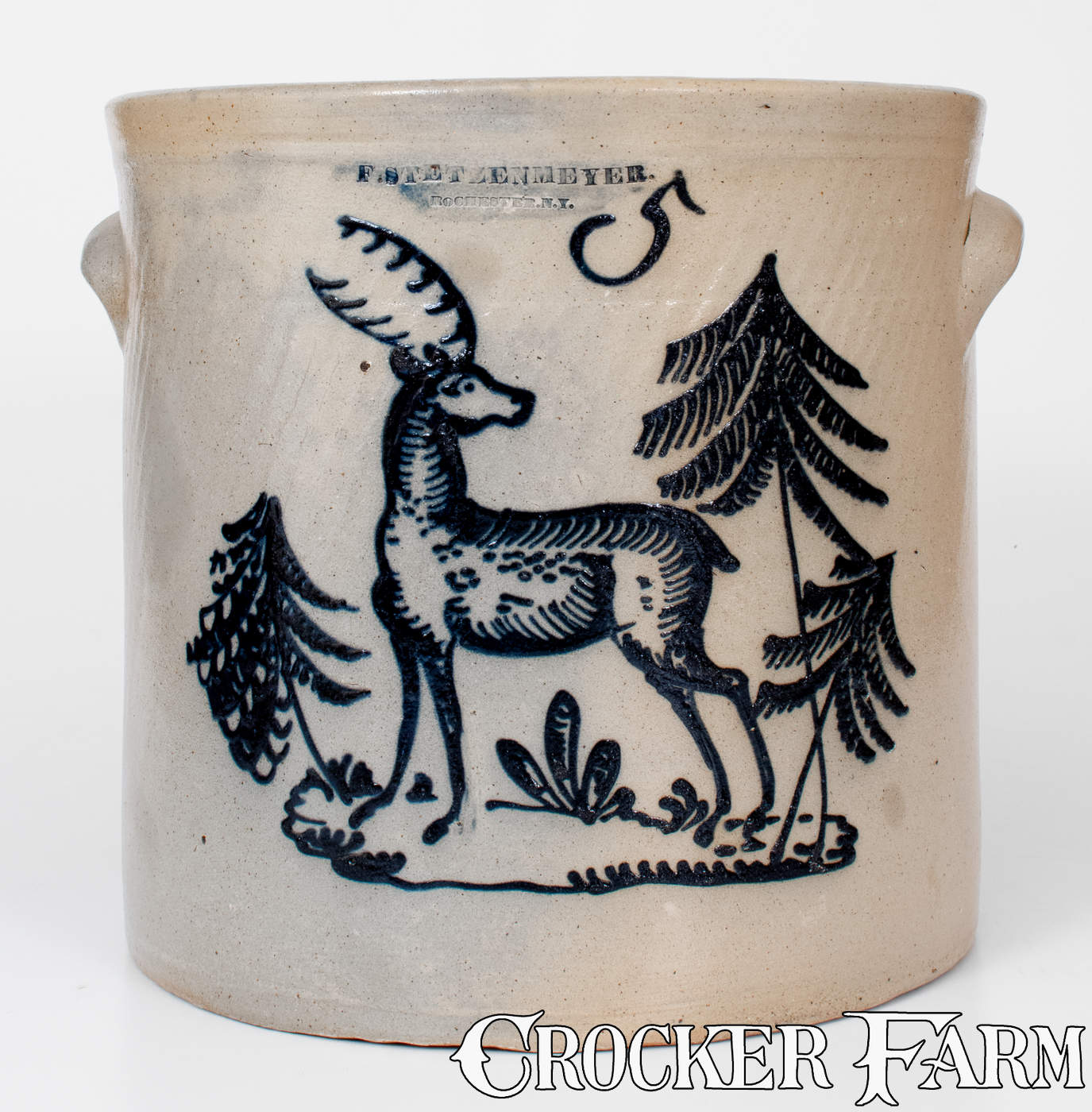 F. Stetzenmeyer / Rochester deer crock