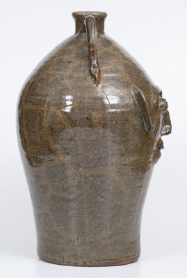 Extremely Rare Large-Sized Burlon B. Craig Face Jug