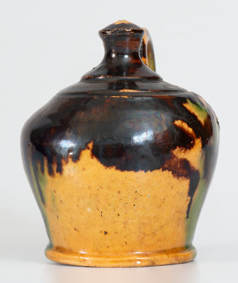 George Wagner, Carbon County, PA Redware Jug Bank, late 19th century