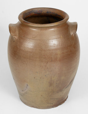 Scarce J. SWANN / ALEXA (John Swann, Alexandria, VA) Stoneware Jar, c1820