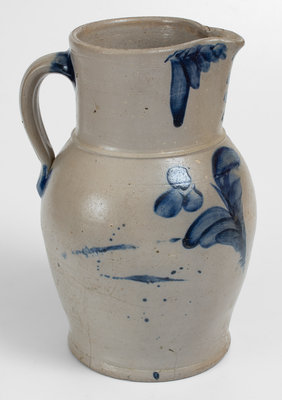 Fine and Rare Northeast, Maryland Stoneware Pitcher (J.B. Remmey or J.B. Magee)