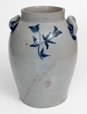 Very Rare Incised Baltimore Stoneware Jar, probably Morgan / Amoss, c1820