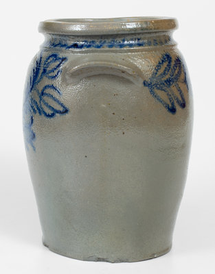 B.C. MILBURN / ALEXA (Alexandria, Virginia) Slip-Trailed Stoneware Jar, c1850