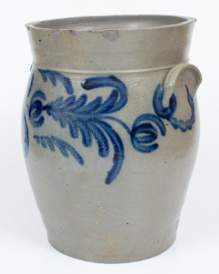 5 Gal. Baltimore, MD Stoneware Jar with Floral Decoration