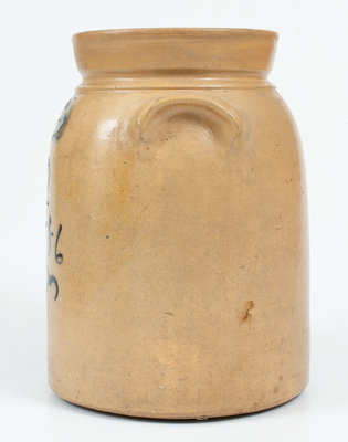 Scarce J. BURGER JR. / ROCHESTER, NY Stoneware Jar Dated 