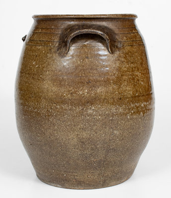 Very Rare Alkaline-Glazed Stoneware Jar Inscribed 