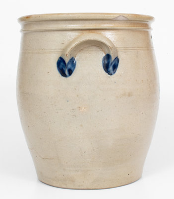 3 Gal. COWDEN & WILCOX / HARRISBURG, PA Stoneware Jar w/ Bold Grapes Decoration