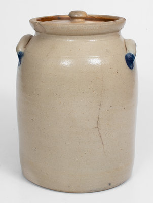2 Gal. COWDEN & WILCOX / HARRISBURG, PA Stoneware Lidded Jar