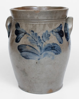 Three-Gallon Stoneware Jar attrib. Henry Harrison Remmey, Philadelphia, c1840