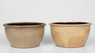 Lot of Two: COWDEN & WILCOX / HARRISBURG, PA Stoneware Bowls w/ Floral Decoration