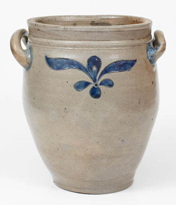 Incised Stoneware Jar attrib. Crolius Family, New York City, c1800
