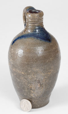 Small Northeastern Stoneware Jug, probably Manhattan / New York City, c1800