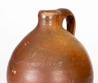 Extremely Rare Small-Sized Stoneware Jug Inscribed 