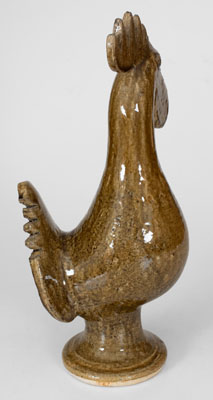 Edwin Meaders (Cleveland, Georgia) Pottery Rooster, 1987