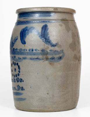 Fine Jas. Hamilton & Co. / Greensboro, Pennsylvania Stoneware Jar